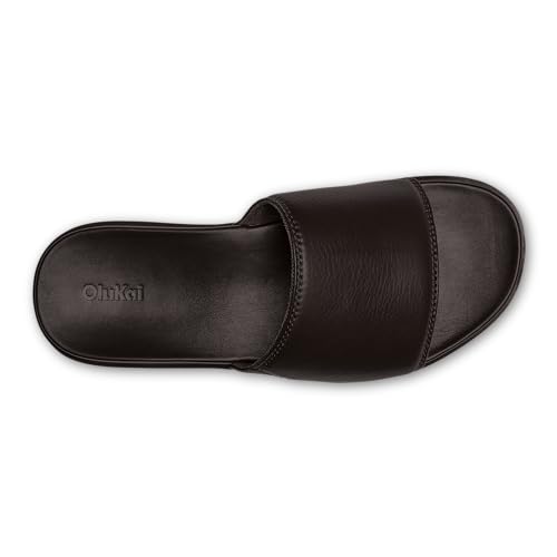 OLUKAI Olali Slide Men's Leather Sandals, Comfortable Strap & Arch Support, Soft & Durable Material, All-Day Wear2