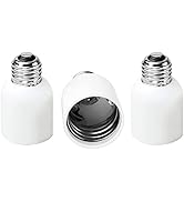 JACKYLED E26 to E39 Adapter Medium Base to Mogul Adapter E39 Light Socket Converter 3-Pack