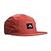 Tillak Wallowa Camp Hat, Lightweight Nylon 5 Panel Cap with Snap Closure (Supai Red)