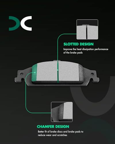 Image of SCITOO D727 D698 Front Rear Ceramic Brake Pads Sets Fit For Oldsmobile Alero 1999-2004,For Pontiac Grand Am 1999-2005