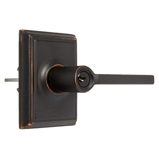 SCHLAGE Lock Company F51ALAT716ADD Latitude Door Lever, Aged Bronze