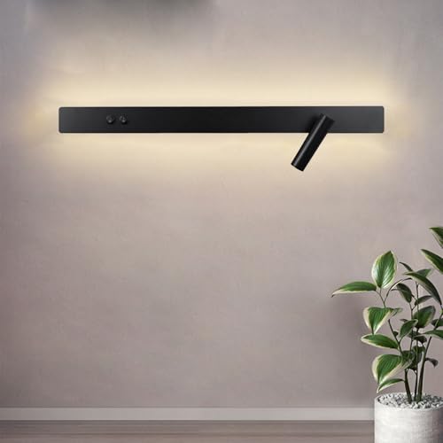Foco moderno LED de pared en aluminio ajustable con doble interruptor de diseño minimalista 6
