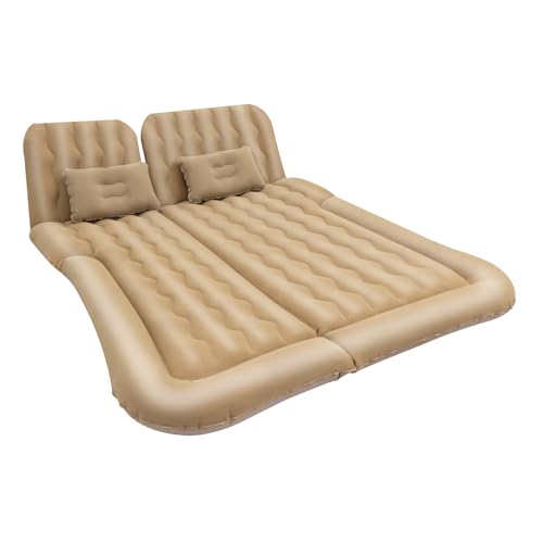 SUV Auto Colchones de Aire Cama de Aire Camping Colchón hinchable Colchoneta Isomatte Hinchable Colchón de Aire Colchón de Viaje Colchón de Viaje Colchón de Aire para Dormir Banco Reverso Asiento de