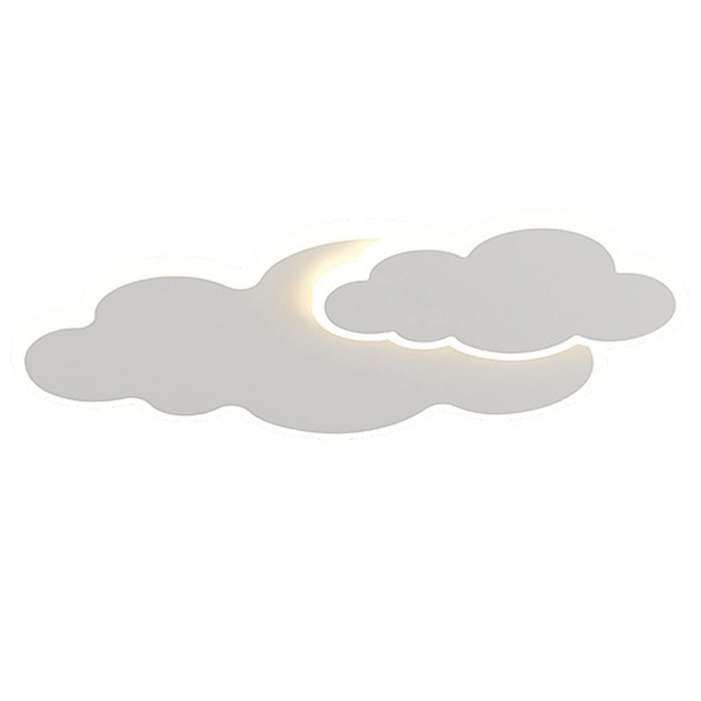 Plafonnier LED 3600 LM télécommandé au design nuage dimmable 41W