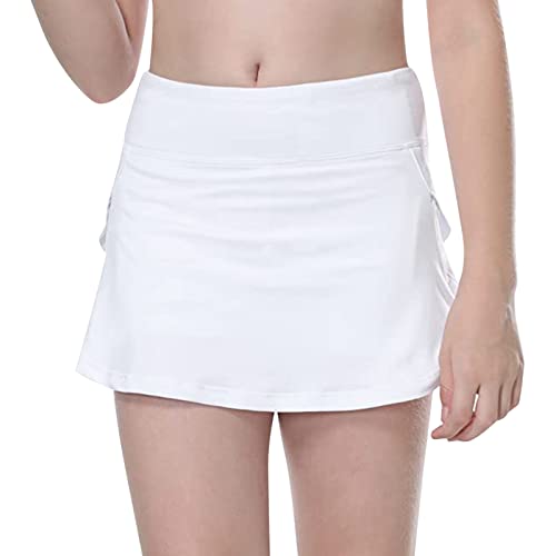 Generic Girls Skirts Built in Shorts Athletic Tennis Skorts Flowy Toddler Girl Casual Fitness Yoga Running Sports Shorts3
