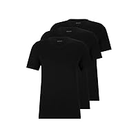 Boss T-Shirt da Uomo con Scollo a V, Black Night