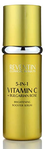 Reventin-Clinicals-Results-Vitamin-C-Serum-with-Bulgarian-Rose-Hyaluronic-Acid-Ferulic-Acid-14-Fl-Oz-Brightening-serum-with-Vitamin-C-for-Dark-Spots-Wrinkles-Expression-Lines-Rough-Skin Reventin Vitamin C Face Serum W/Ferulic Acid + Turmeric | Vitamin E + C Skin Care Beauty Serum For Reducing Look Of Uneven Skin Tone, Dark Spots, Wrinkles, Fine Lines, & Dull Skin, 1.6 Fl Oz