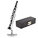 1/6 Modello di Clarinetto in Miniatura Statua Casa delle Bambole Giocattolo
