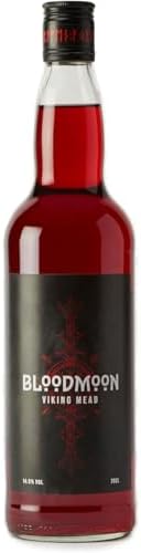 Raven Forge BloodMoon Viking Mead 70cl (14.5% ABV) - Traditional Mead Drink with Reduced Sweetness. Single Bottle Honey & Black Cherry Flavour British made.