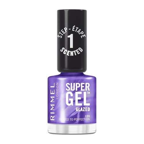 Rimmel London|Super Gel|Gel de uñas|tono 120 Glazed To Perfection| 12 ml