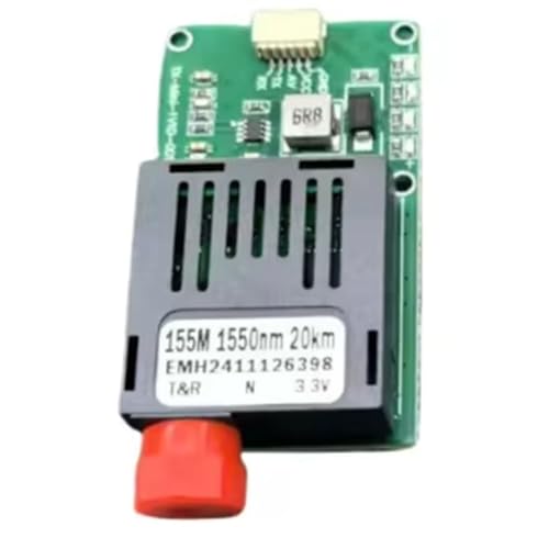 Heilanole Módulo Transceptor Óptico TTL para Dron FC RX/TX/AV/Interfaz TTL A Módulo de Fibra Óptica Equipo Terminal para Dron