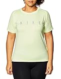 Sensación suave NIKE Run Dvn Miler T-Shirt, Barely Volt/Reflective Silv, M para Mujer