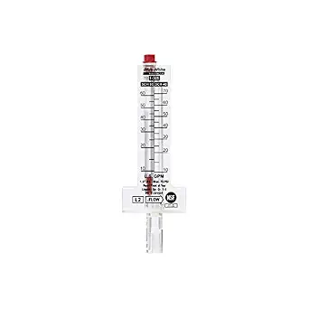 Blue-White Flowmeter for 2 in. PVC Pipe, Horizontal Installation
