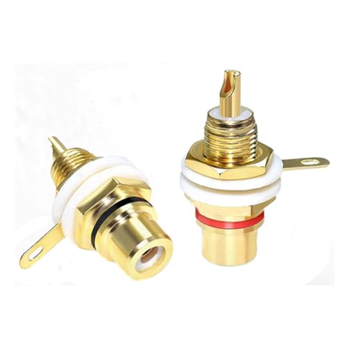 Conector RCA hembra de montaje en panel 10 piezas miniatura 5
