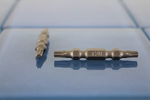 Temo 25 Pc T20 Torx 6 Point Double Ended 2 Inch Screwdriver Insert Bits #TOP3