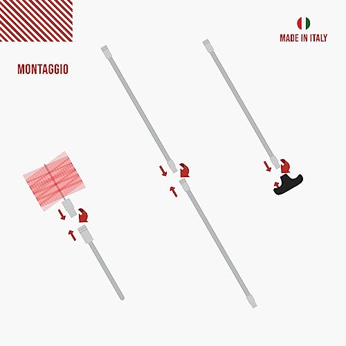 BARETTO Kit Flex per la Pulizia del Camino e della...