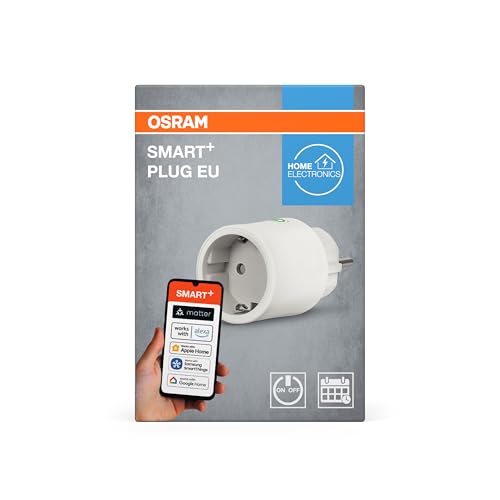 OSRAM Smarte Alexa-Steckdose mit Matter over WiFi, entwickelt für Alexa, bindet konventionelle Geräte mit bis zu 2.300W ins Smart Home ein, 4er-Pack (nicht verwendbar mit SMART+ App)