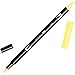Produktbild Tombow ABT-062 Fasermaler Dual Brush Pen mit zwei Spitzen, pale yellow