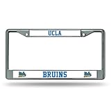 Rico Industries NCAA UCLA Bruins Premium License Plate Chrome Frame 12" x 6"