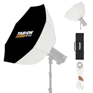 TARION 逆八角形 ソフトボックス ワンタッチ 折りたたみ式ソフトボックス ボーエンズマウント ストロボ ディフューザー はんしゃをきょうかする 二重拡散光 LED 照明 撮影用90cm FB90