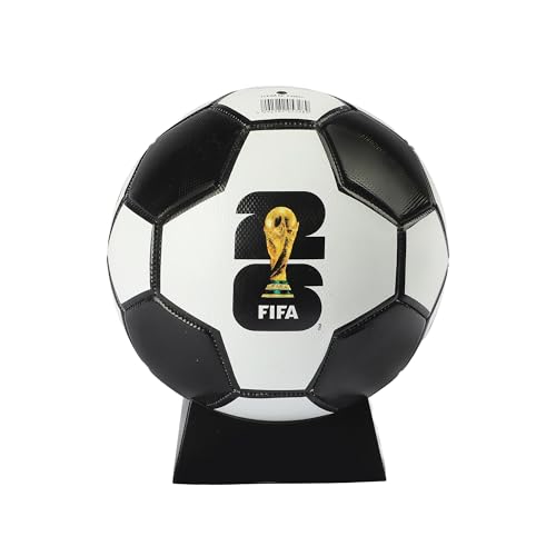 Image of Hamleys FIFA World Cup 2026 Official Licensed Merchandise | Size 5 Football | White Black Trophy