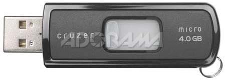 SanDisk Cruzer Micro 4 GB USB 2.0 Flash Drive SDCZ6-4096-E11