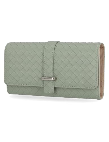 Image of Mundi File Master Womens RFID Blocking Wallet Clutch Organizer With Change Pocket