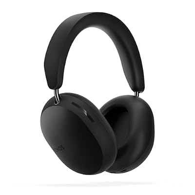 Sonos Ace | Noise Cancelling Wireless Over-Ear Headphones with Bluetooth, 30-Hour Battery Life, Spatial Audio, Dolby Atmos, Dynamic Head Tracking - Black