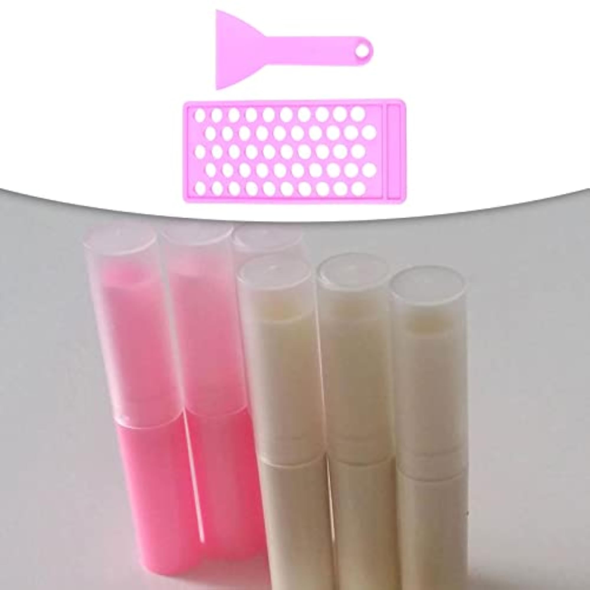Lip Balm Crafting Kits with 50 Hole Tool Container Tray