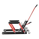 Motorradheber Hydraulisch 1500lbs/680kg – Motorrad-Lift mit 3-Fach Sicherheitsverriegelung, Rollen & Rutschfester Gummiauflage – für Werkstatt & Garage