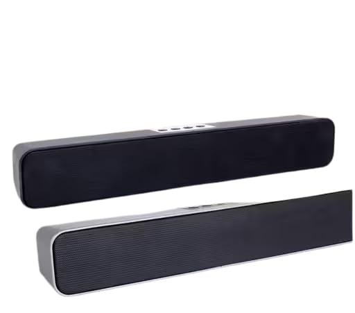 Smart 5.1 Connectivity Bluetooth Soundbar for TV, 10W Stereo Sound, 2400mAh Battery, Compact Wireless Home Speaker