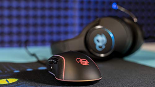 Souris Gaming avec LED DeepDarth Noir CoolBox 6400 dpi pour PC