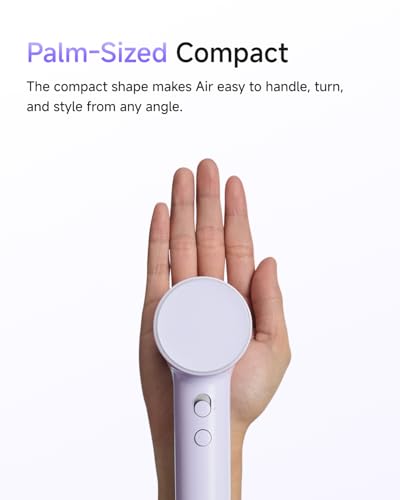 Image of Laifen Air 15 x Fast Drying Ionic Hair Dryer for Travel, Palm-Sized, Purple | Ultra Light, 200M Negative Ions for Frizz Control, Heat Protection, 5 Modes & 2 Airspeeds, Perfect for Styling & Daily Use