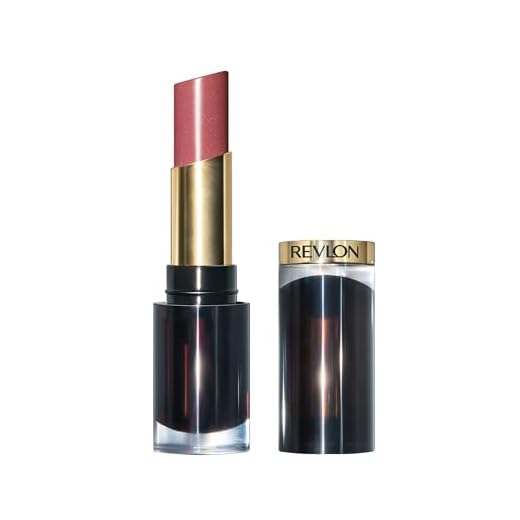Revlon Super Lustrous Glass Shine Lipstick, Lippenstift mit brillanter Farbe, cremige und feuchtigkeitsspendende Formel mit Hyaluronsäure, Aloe und Rosenquarz, 003 Glossed Up Rose, 3.1 ml