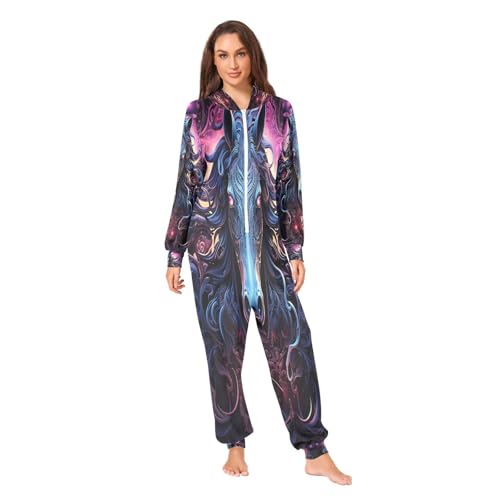Pyjama une pièce cheval cool pour combattre le froid