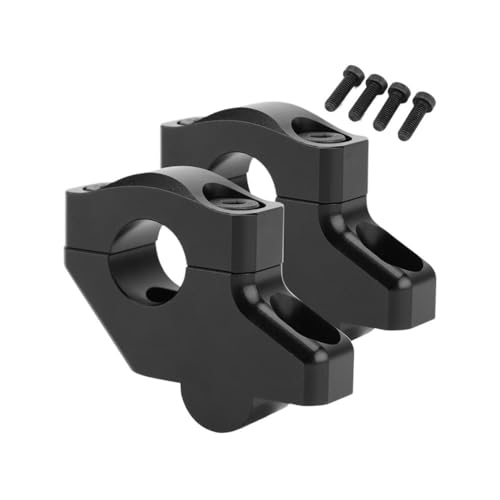 Rehausseur guidon 1" 25.4mm offset noir pour moto Shadow 600 et 750