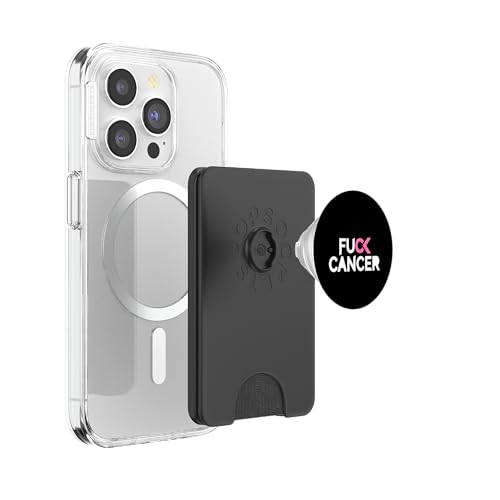 PopSockets PopWallet MagSafe cáncer de mama tarjetero imán para iPhone 3