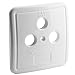Produktbild Best Plug Universal Deckel Abdeckung für Antennen Sat Dosen Durchgangsdosen Enddosen mit 3 Löcher, Weiss