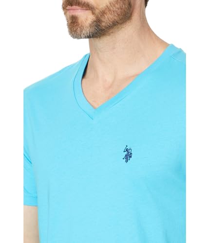 Image of U.S. Polo Assn. Men's Solid V‑Neck T-Shirt