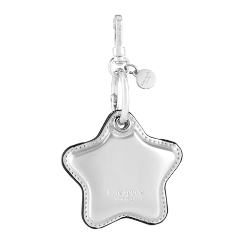 kate spade new york AirTag Charm Keychain - Star-Shaped AirTag Holder with Luxe Ring Clip for Bags Luggage Keys and More