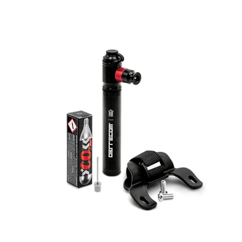 Mini pompe dual mode ERRECOM 1000 Miglia BKR 7105, gonfleur de pneu de vélo manuel et CO2