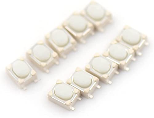 Micro Tact Switch de respuesta rápida 4Pin blanco para máxima precisión en botones 2