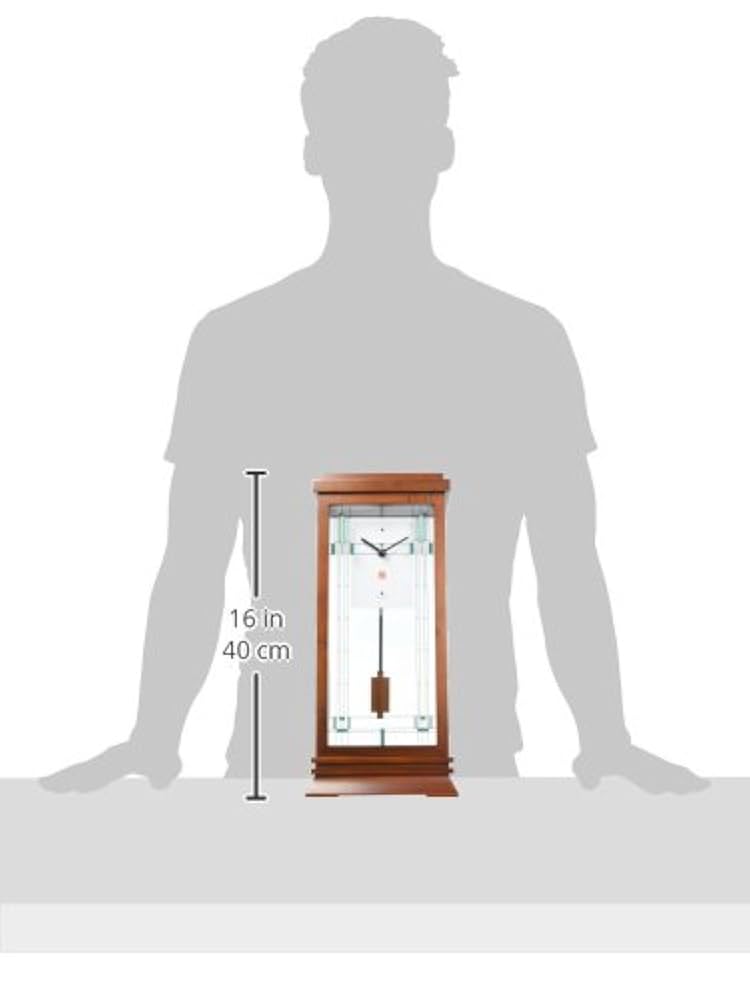 Frank Lloyd Wright フランクロイドライト置き時計 BULOVA Amazon.co.jp: (multi-colored) - Bulova Glasner House Frank