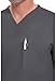 Dickies EDS Essentials Men Scrubs Top Tuckable V-Neck DK635, S, Pewter