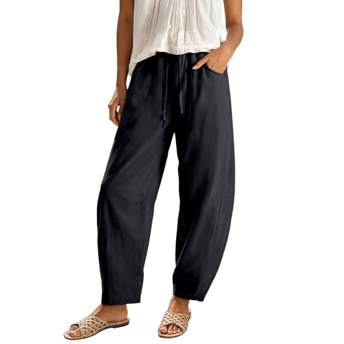 Pantalones de lino para mujer ideales para tus días de playa y sesiones de yoga