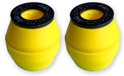 Shorty's Skateboard Bushings Doh Doh's Cones com arruelas amarelo 92A macio