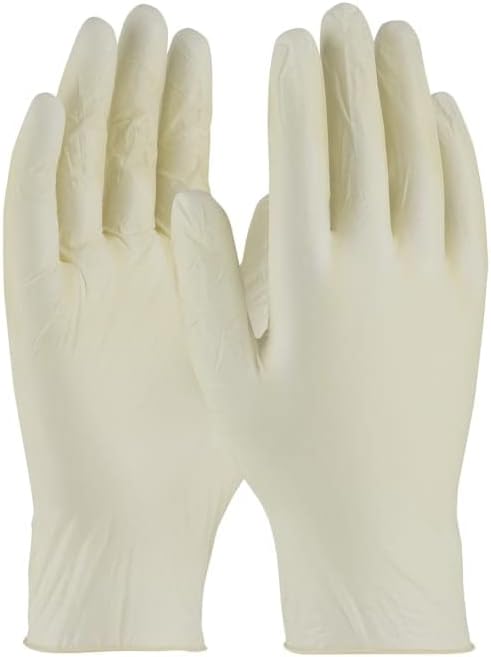 Qualatrile SENS! Disposable Nitrile Glove, Powder Free with Textured Grip 3 mil SQWF09 White M