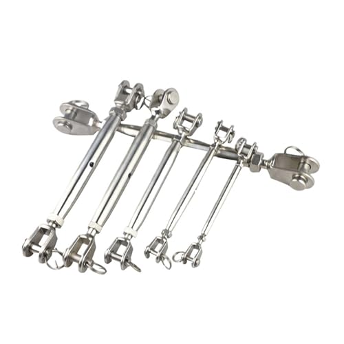 Tensor con cuerpo cerrado y quijada giratoria de acero inoxidable 304 y 316, modelo M5, alta resistencia miniatura 1