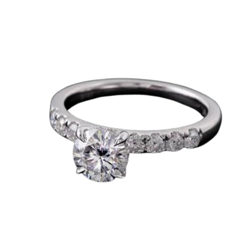 Bague fiançailles moissanite et argent 925 pour briller lors de vos soirées romantiques