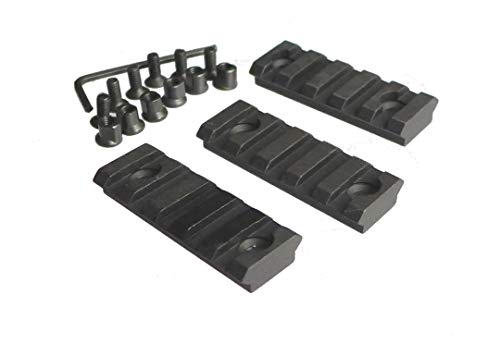 TUFFORCE 5 Slots Keymod Rail, 3 Pack Set, 55 mm / 2.2